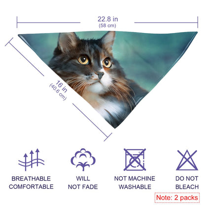 Chiffon pet scarf