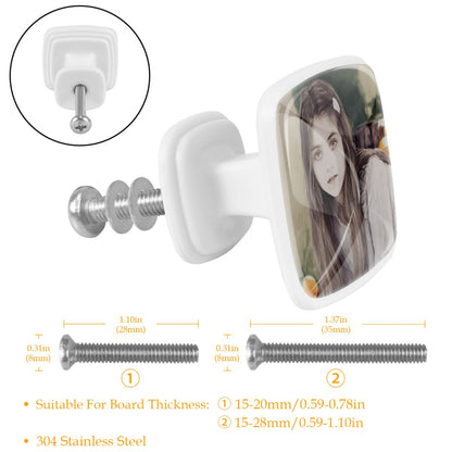 ABS Drawer Pulls Handle （quadrate）-12 pieces