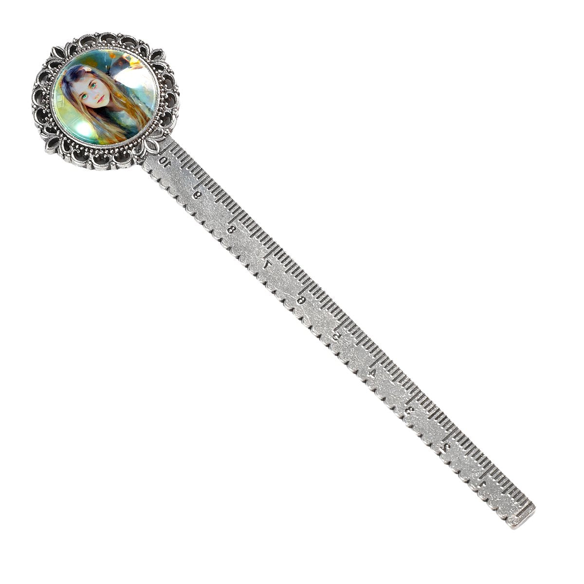 Stainless steel retro lace bookmarklet
