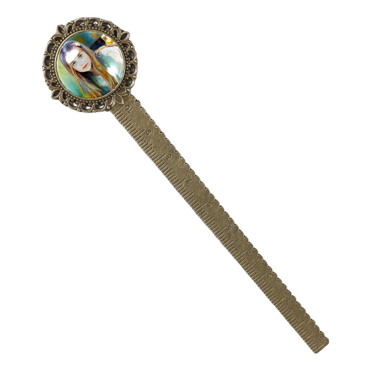 Stainless steel retro lace bookmarklet