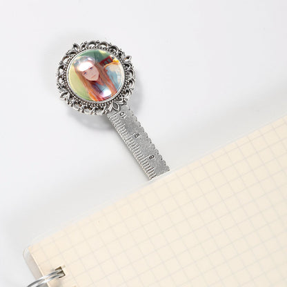 Stainless steel retro lace bookmarklet