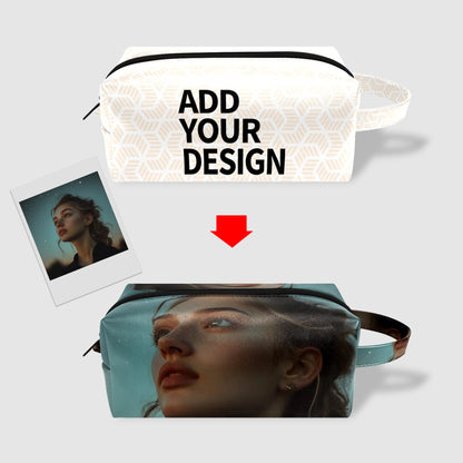 Waterproof cosmetic bag with handbag