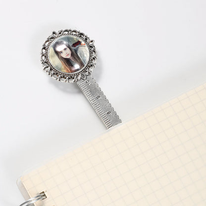 Stainless steel retro lace bookmarklet
