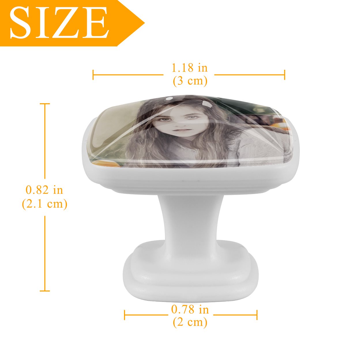 ABS Drawer Pulls Handle （quadrate）-12 pieces