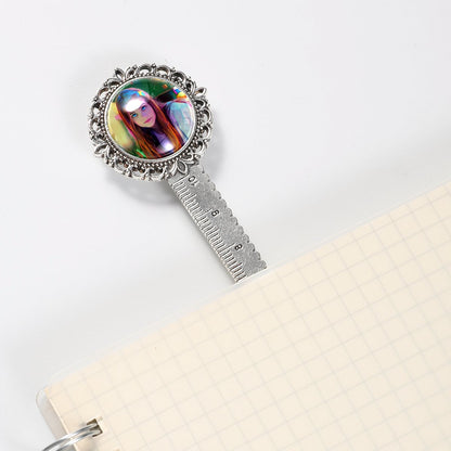 Stainless steel retro lace bookmarklet