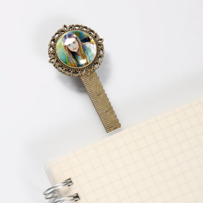 Stainless steel retro lace bookmarklet