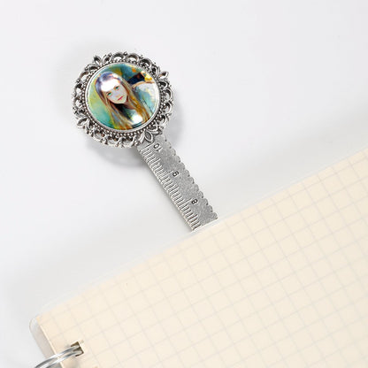 Stainless steel retro lace bookmarklet