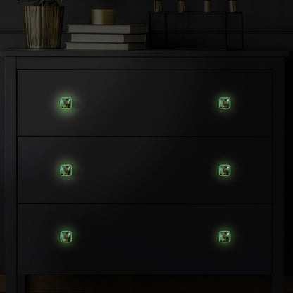 White Fluorescent drawer handle 4PC