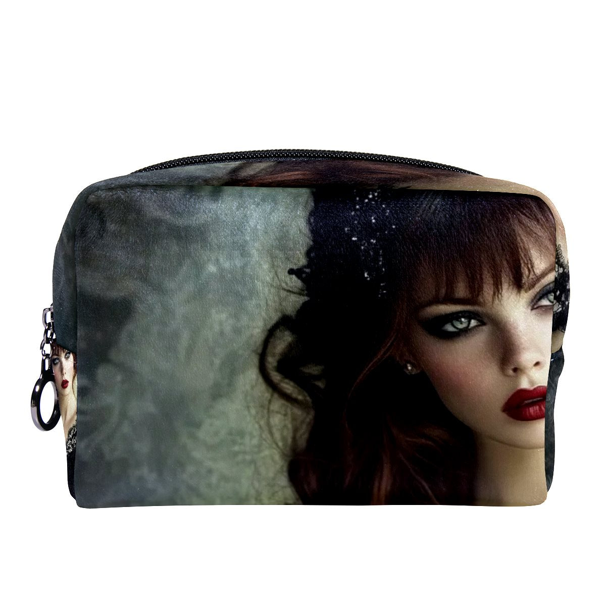 Flocking Cloth Square Cosmetic bag