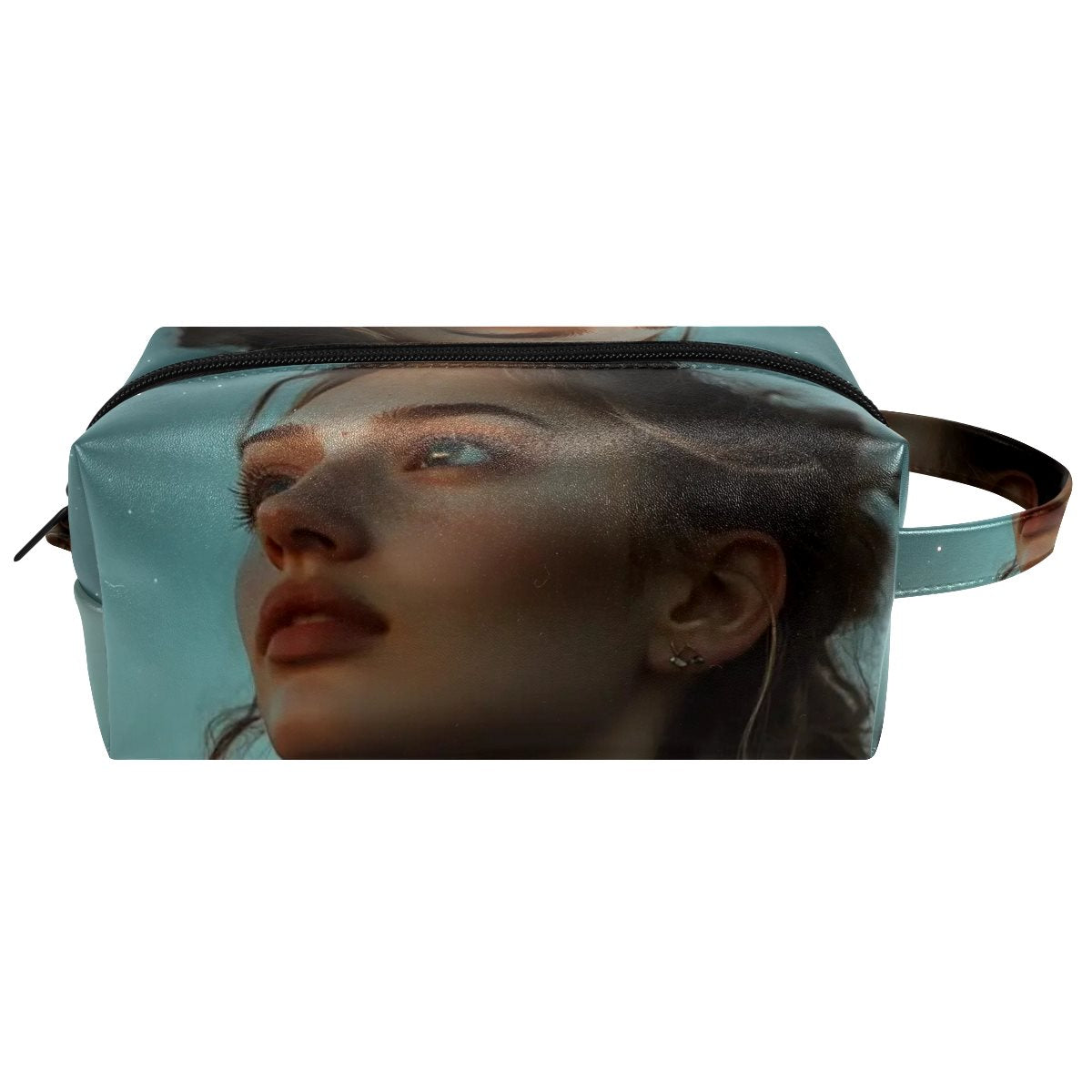 Waterproof cosmetic bag with handbag