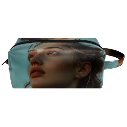 Waterproof cosmetic bag with handbag