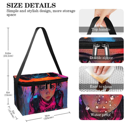 Single shoulder lunch bag