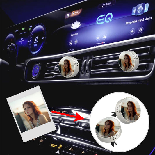 Zinc alloy Car fragrance （silver)