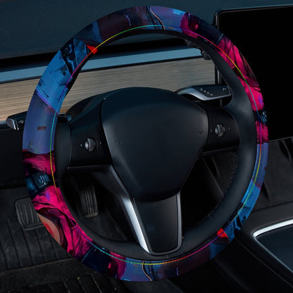 PVC Leather steering wheel cover