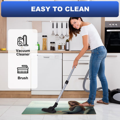 Polyester kitchen floor mats