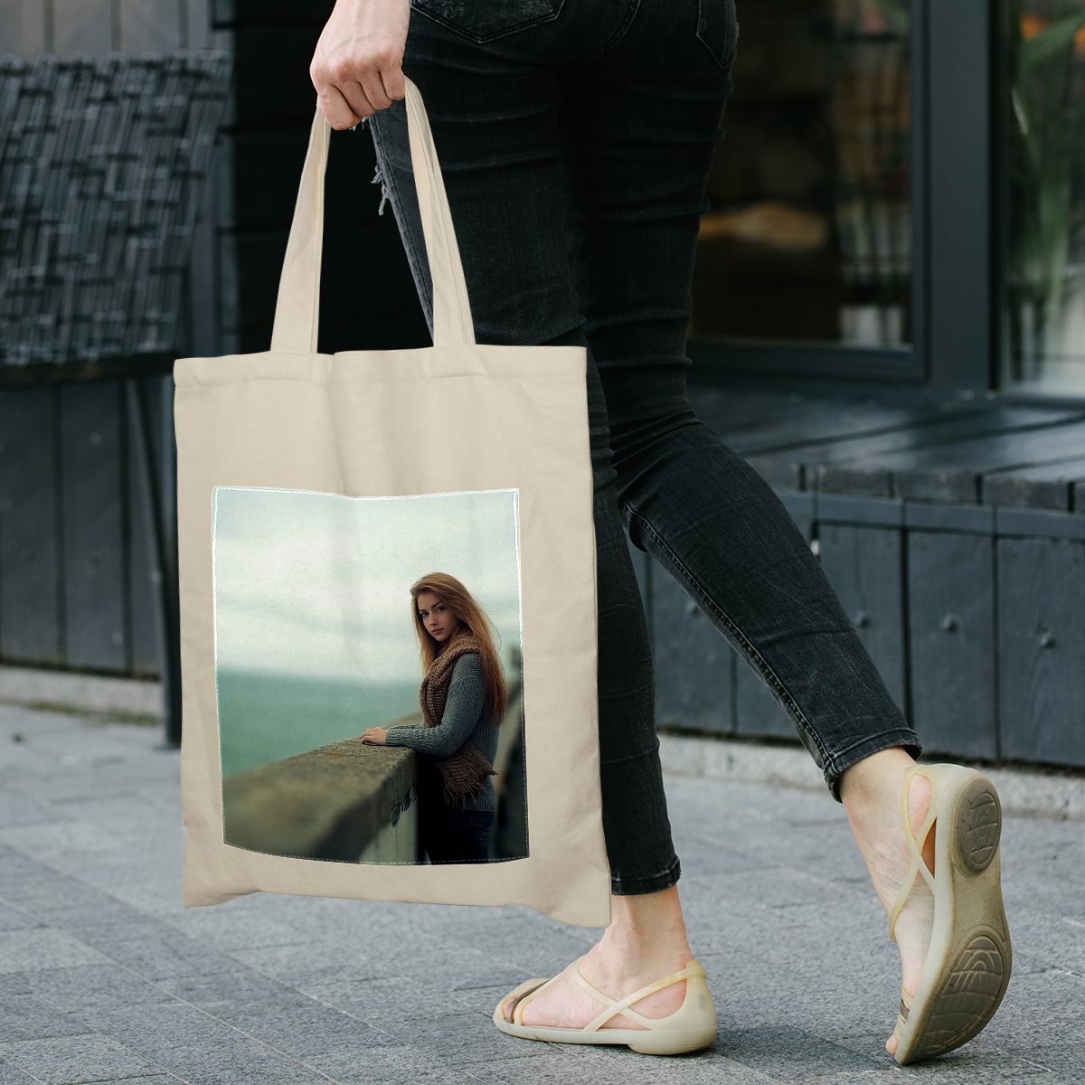 Double-Sided Canvas Bag