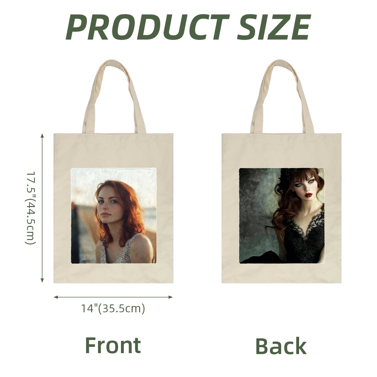 Double-Sided Canvas Bag