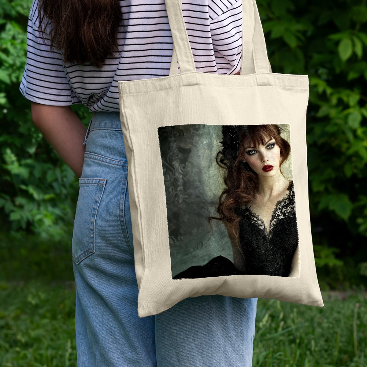 Double-Sided Canvas Bag