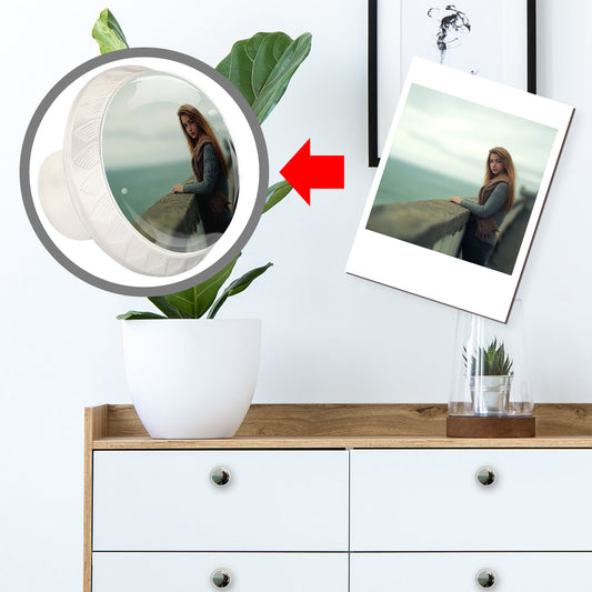 White Round Drawer Pulls Handle