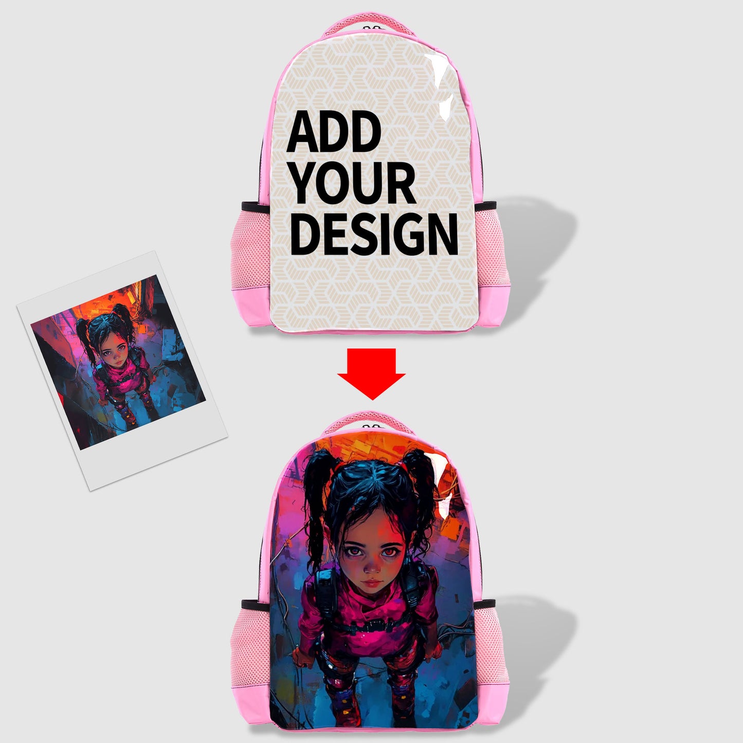 Twill PVC Backpack