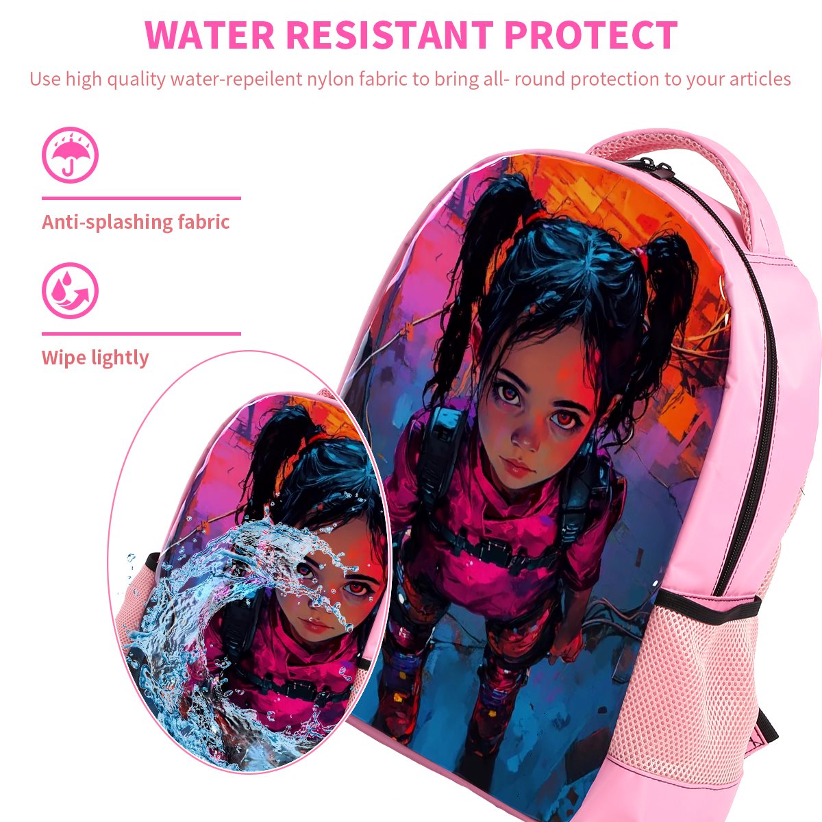 Twill PVC Backpack
