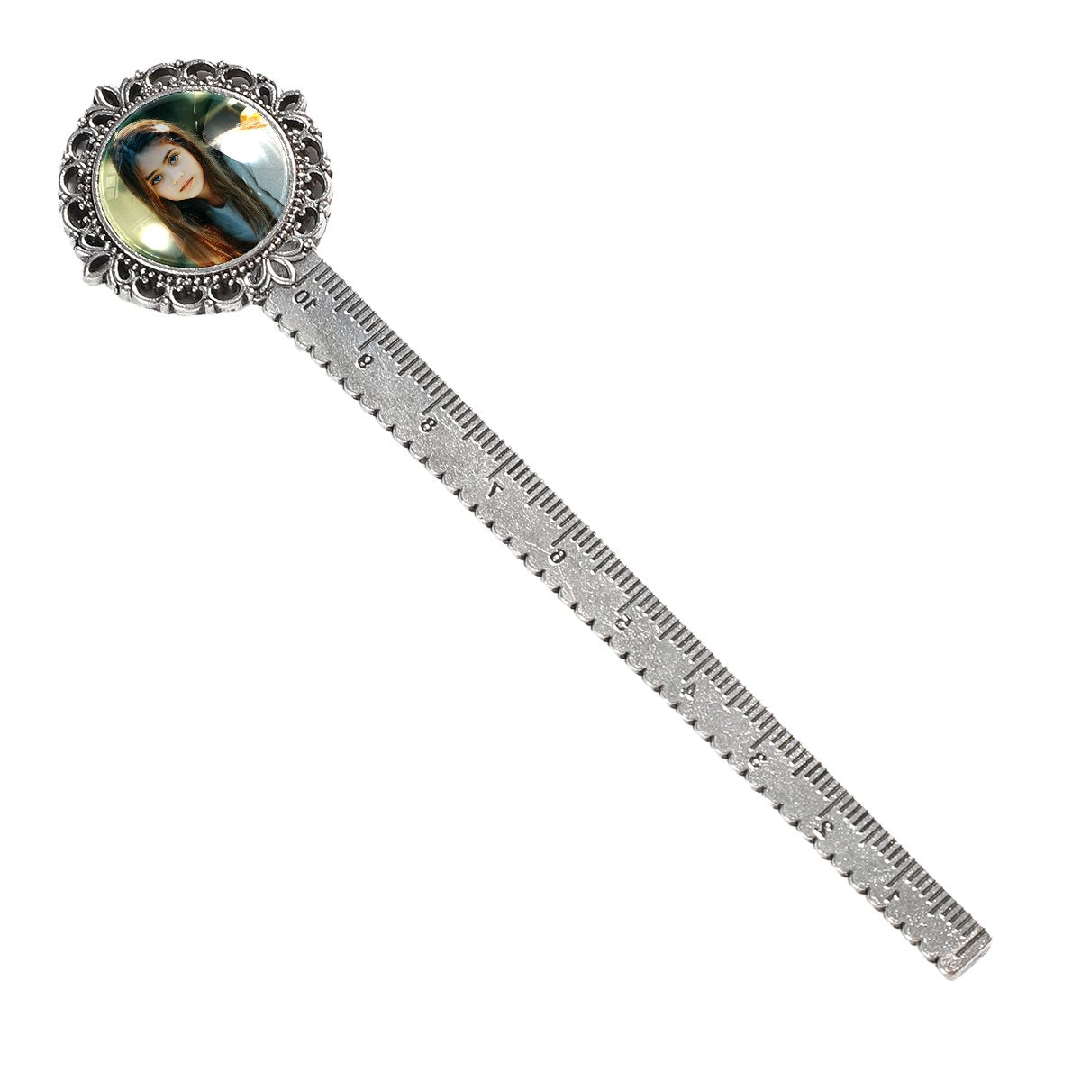 Stainless steel retro lace bookmarklet