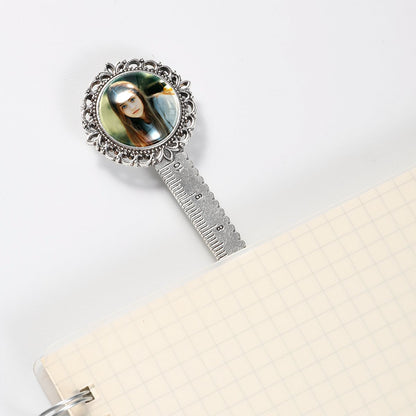 Stainless steel retro lace bookmarklet